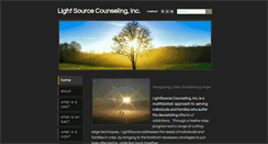 Desktop Screenshot of lightsourcecounseling.com